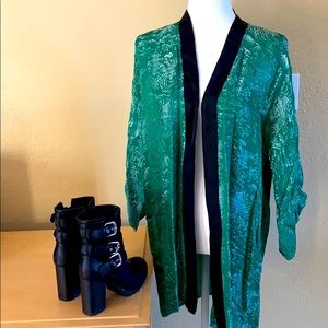 Green kimono vintage